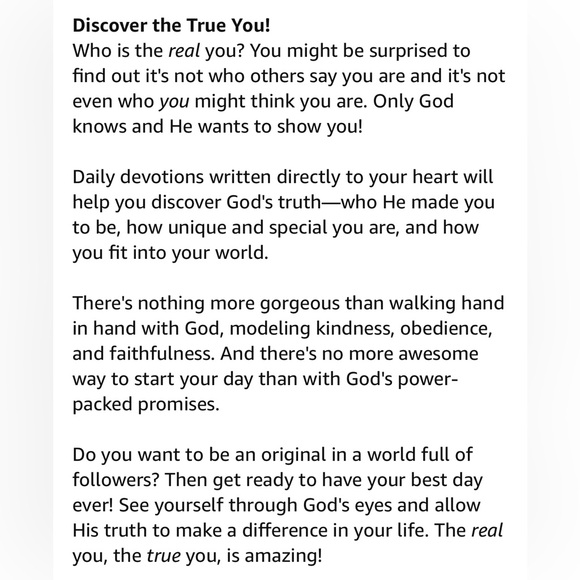 New You're God's Girl!: A Devotional for Tweens (For Girls Like You Collection) - Picture 6 of 8